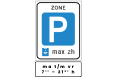 Bord E10 met onderbord