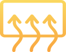 Voorruit-verwarming dashboard symbool