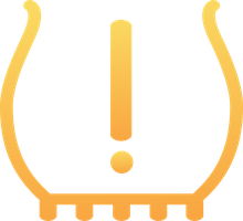 Bandenspanning dashboard symbool