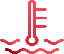 Motortemperatuur dashboard symbool