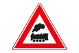 Bord J11 Overweg zonder slagbomen