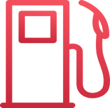 Brandstof dashboard symbool