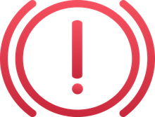 Remsysteem dashboard symbool