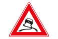 Bord J20 Slipgevaar