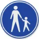 Verkeersbord G7: voetpad