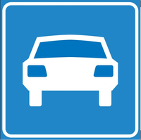 Verkeersbord G3 Autoweg